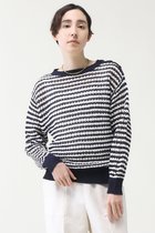 【マルティニーク/martinique】のペーパーヤーンメッシュプルオーバー ボーダー|ID: prp329100004609041 ipo3291000000032959638