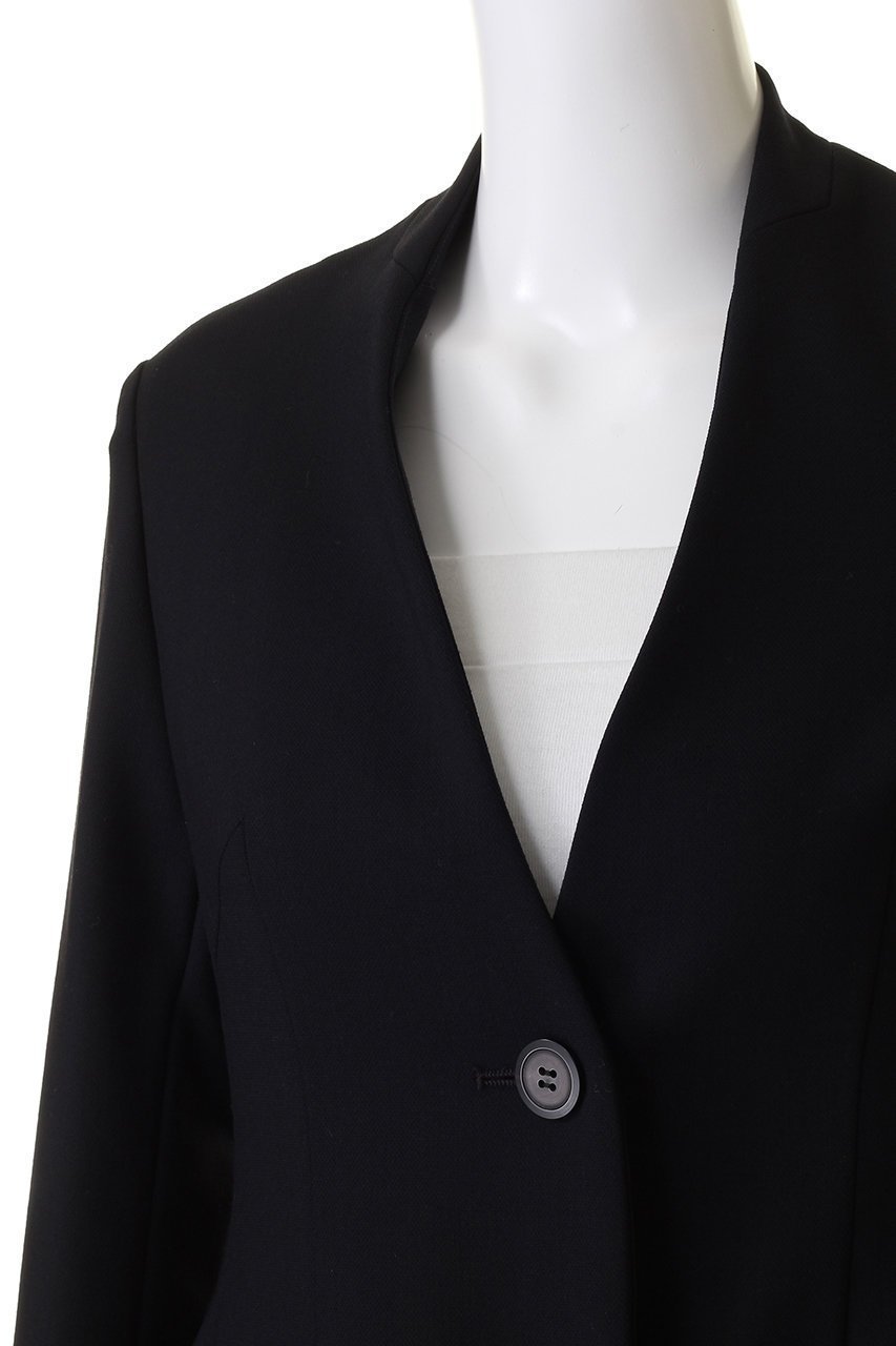 【デザイン ワークス/DESIGN WORKS】のダブルフェイスノーカラージャケット 人気、トレンドファッション・服の通販 founy(ファニー) 　ファッション　Fashion　レディースファッション　Fashion for Women　アウター　Coat / Outerwear Collection　レディースジャケット・軽アウター　Jackets　ノーカラージャケット / シンプル上品コーデ　Collarless Jackets　ジャケット　Jacket, Outerwear　ダブル　Double, Double-Breasted　トレンド　Trend, Trending Now　フェイス　Face, Facial Design　エレガント 上品　Elegant　other-5|ID: prp329100004609043 ipo3291000000034956795