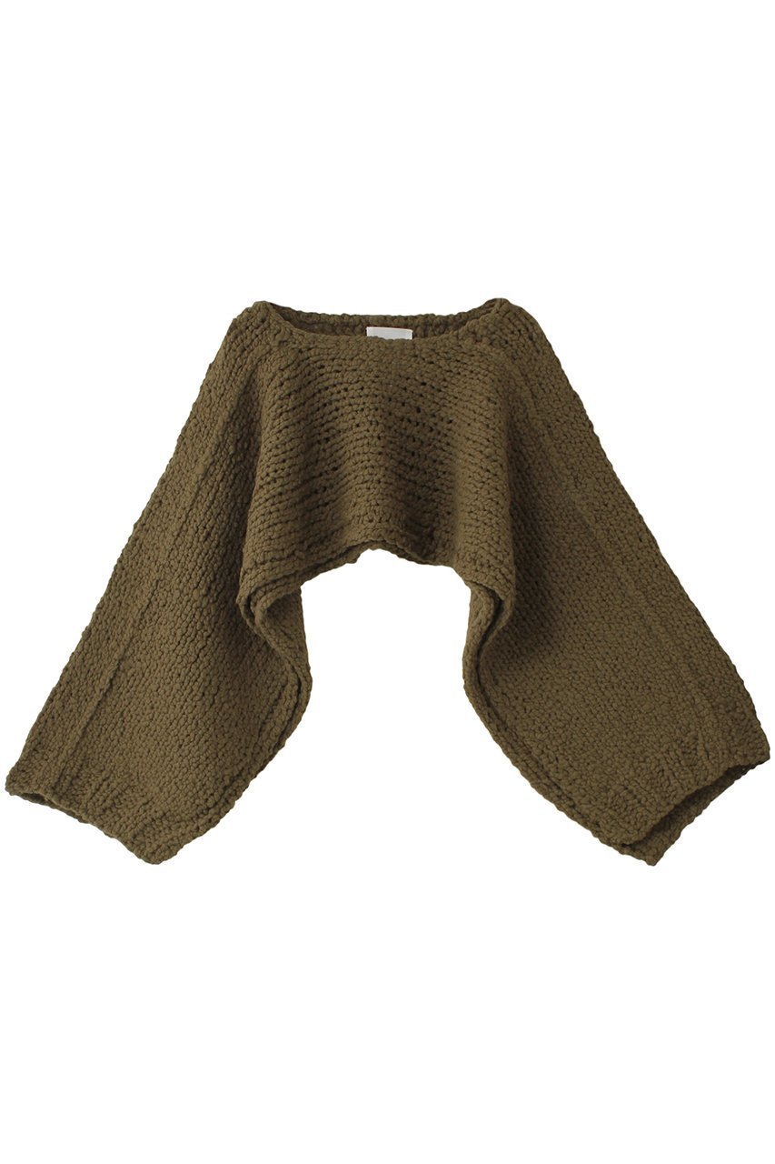 【ミディウミソリッド/MIDIUMISOLID】のcape bolero.R ボレロ インテリア・キッズ・メンズ・レディースファッション・服の通販 founy(ファニー) ファッション Fashion レディースファッション Fashion for Women トップス・カットソー Cut & Sew Tops ニット Knit Tops & Sweaters カジュアルプルオーバー・ニットトップス Pullovers & Knit Tops / Casual Pullovers ショート Short, Short Length スリーブ Sleeve, Long Sleeve / Short Sleeve トレンド Trend, Trending Now バランス Balance, Style Balance ボレロ Bolero, Short Cardigan ロング Long, Long-Length khaki|ID: prp329100004609053 ipo3291000000034806423