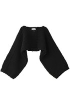 【ミディウミソリッド/MIDIUMISOLID】のcape bolero.R ボレロ black|ID: prp329100004609053 ipo3291000000034806424