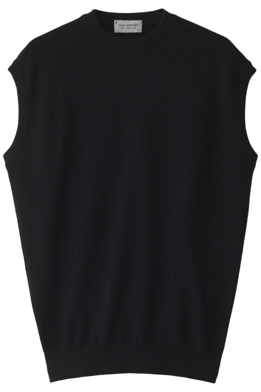 【マルティニーク/martinique】の【JOHN SMEDLEY】セーター インテリア・キッズ・メンズ・レディースファッション・服の通販 founy(ファニー) 　ファッション　Fashion　レディースファッション　Fashion for Women　トップス・カットソー　Cut & Sew Tops　ニット　Knit Tops & Sweaters　カジュアルプルオーバー・ニットトップス　Pullovers & Knit Tops / Casual Pullovers　コンパクト　Compact, Small Size　シンプル　Simple, Minimal　セーター　Sweater, Knitwear　ベーシック　Basic, Essential　ブラック|ID: prp329100004609059 ipo3291000000032960170