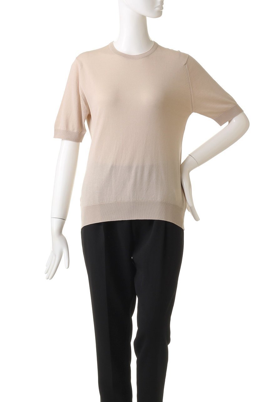 【マルティニーク/martinique】の【JOHN SMEDLEY】セーター 人気、トレンドファッション・服の通販 founy(ファニー) 　ファッション　Fashion　レディースファッション　Fashion for Women　トップス・カットソー　Cut & Sew Tops　ニット　Knit Tops & Sweaters　カジュアルプルオーバー・ニットトップス　Pullovers & Knit Tops / Casual Pullovers　おすすめ　Recommended / Our Picks　カーディガン　Cardigan, Knitwear　コンパクト　Compact, Small Size　シンプル　Simple, Minimal　セットアップ　Set-Up, Coordinated Outfit　セーター　Sweater, Knitwear　半袖　Short Sleeve, Half Sleeve　other-2|ID: prp329100004609060 ipo3291000000032960208