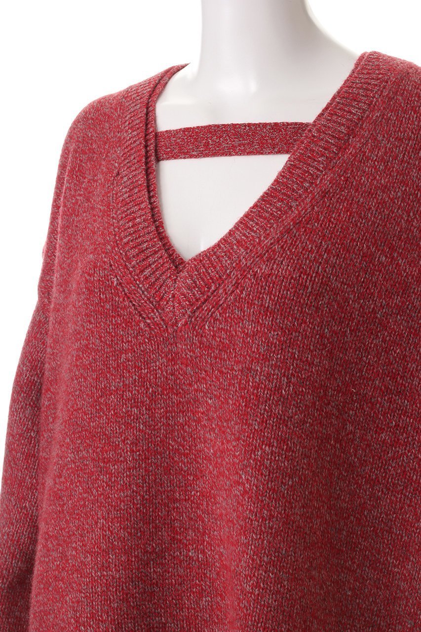 【クラネ/CLANE】の2WAY NECK OVER KNIT TOPS ニット 人気、トレンドファッション・服の通販 founy(ファニー) 　ファッション　Fashion　レディースファッション　Fashion for Women　トップス・カットソー　Cut & Sew Tops　ニット　Knit Tops & Sweaters　カジュアルプルオーバー・ニットトップス　Pullovers & Knit Tops / Casual Pullovers　シンプル　Simple, Minimal　ストリング　String, Drawstring　デコルテ　Décolleté, Neckline　ルーズ　Loose, Oversized　other-5|ID: prp329100004609069 ipo3291000000036186930