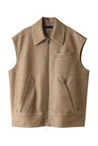 【メゾンスペシャル/MAISON SPECIAL】のWashed faux Leather Vest/ウォッシュドフェイクレザーベスト BRN(ブラウン)|ID: prp329100004609078 ipo3291000000035637403