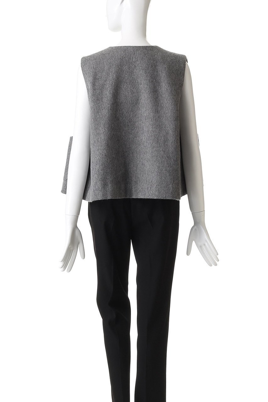 【ミズイロ インド/mizuiro ind】のcrew neck vest with pockets ベスト 人気、トレンドファッション・服の通販 founy(ファニー) 　ファッション　Fashion　レディースファッション　Fashion for Women　アウター　Coat / Outerwear Collection　レディースジャケット・軽アウター　Jackets　ショート　Short, Short Length　ジャケット　Jacket, Outerwear　ベスト　Vest, Waistcoat　ポケット　Pocket, Pocket Detail　ワイド　Wide, Wide Fit　新作・新入荷　New Arrivals / New In　A/W・秋冬　Autumn/Winter　other-4|ID: prp329100004609084 ipo3291000000034113854