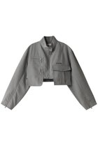 【プランク プロジェクト/PRANK PROJECT】のショートレングスバイカーブルゾン / Short Length Biker Blouson GRY(グレー)|ID: prp329100004609086 ipo3291000000034422698