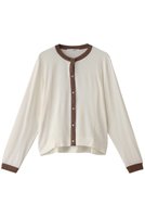 【ミディウミソリッド/MIDIUMISOLID】のbi-color c/neck CD.S カーディガン 人気、トレンドファッション・服の通販 founy(ファニー) ファッション Fashion レディースファッション Fashion for Women トップス・カットソー Cut & Sew Tops ニット Knit Tops & Sweaters カーディガン・羽織り Layered Style Cardigans おすすめ Recommended / Our Picks なめらか Smooth, Silky Texture カーディガン Cardigan, Knitwear コンパクト Compact, Small Size エレガント 上品 Elegant 再入荷 Restock / Back in Stock 定番 Standard, Basic Item 羽織 Haori, Light Jacket |ID:prp329100004609089