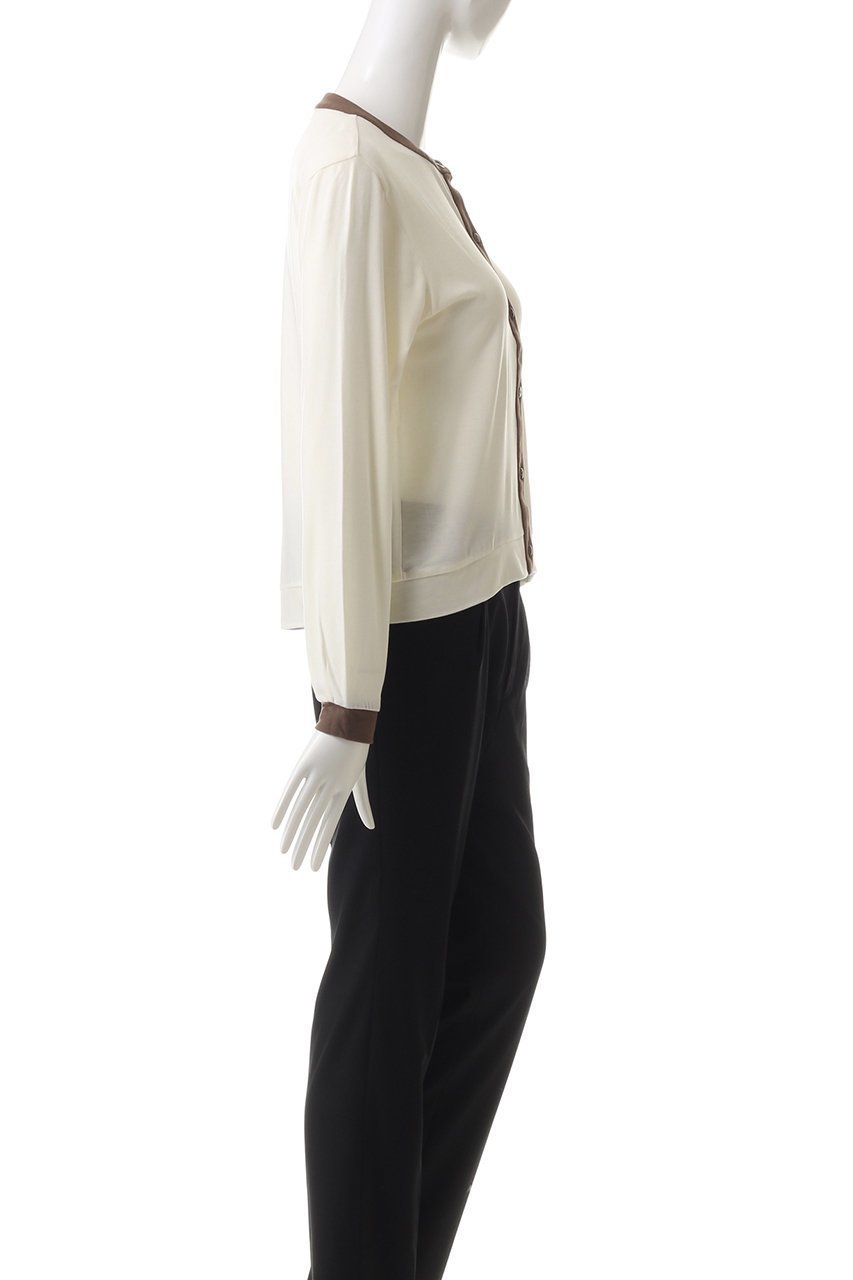 【ミディウミソリッド/MIDIUMISOLID】のbi-color c/neck CD.S カーディガン 人気、トレンドファッション・服の通販 founy(ファニー) ファッション Fashion レディースファッション Fashion for Women トップス・カットソー Cut & Sew Tops ニット Knit Tops & Sweaters カーディガン・羽織り Layered Style Cardigans おすすめ Recommended / Our Picks なめらか Smooth, Silky Texture カーディガン Cardigan, Knitwear コンパクト Compact, Small Size エレガント 上品 Elegant 再入荷 Restock / Back in Stock 定番 Standard, Basic Item 羽織 Haori, Light Jacket other-3|ID: prp329100004609089 ipo3291000000034806772