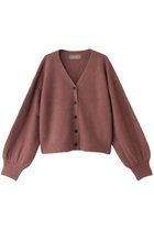 【エリオポール/heliopole】のグリッターラクーンカーディガン モーブ|ID: prp329100004609090 ipo3291000000035469103