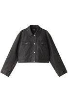 【メゾンスペシャル/MAISON SPECIAL】のWashed faux Leather Short Length Blouson/ウォッシュドフェイクレザーショートブルゾン BLK(ブラック)|ID: prp329100004609092 ipo3291000000035637352