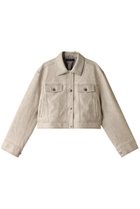 【メゾンスペシャル/MAISON SPECIAL】のWashed faux Leather Short Length Blouson/ウォッシュドフェイクレザーショートブルゾン IVR(アイボリー)|ID: prp329100004609092 ipo3291000000035637353