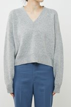 【マルティニーク/martinique】のカシミヤミックスウールVネックプルオーバー グレー|ID: prp329100004609093 ipo3291000000032961884
