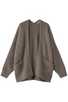【デザイン ワークス/DESIGN WORKS】のファー加工カーディガン チャコールグレー|ID: prp329100004609095 ipo3291000000032961927