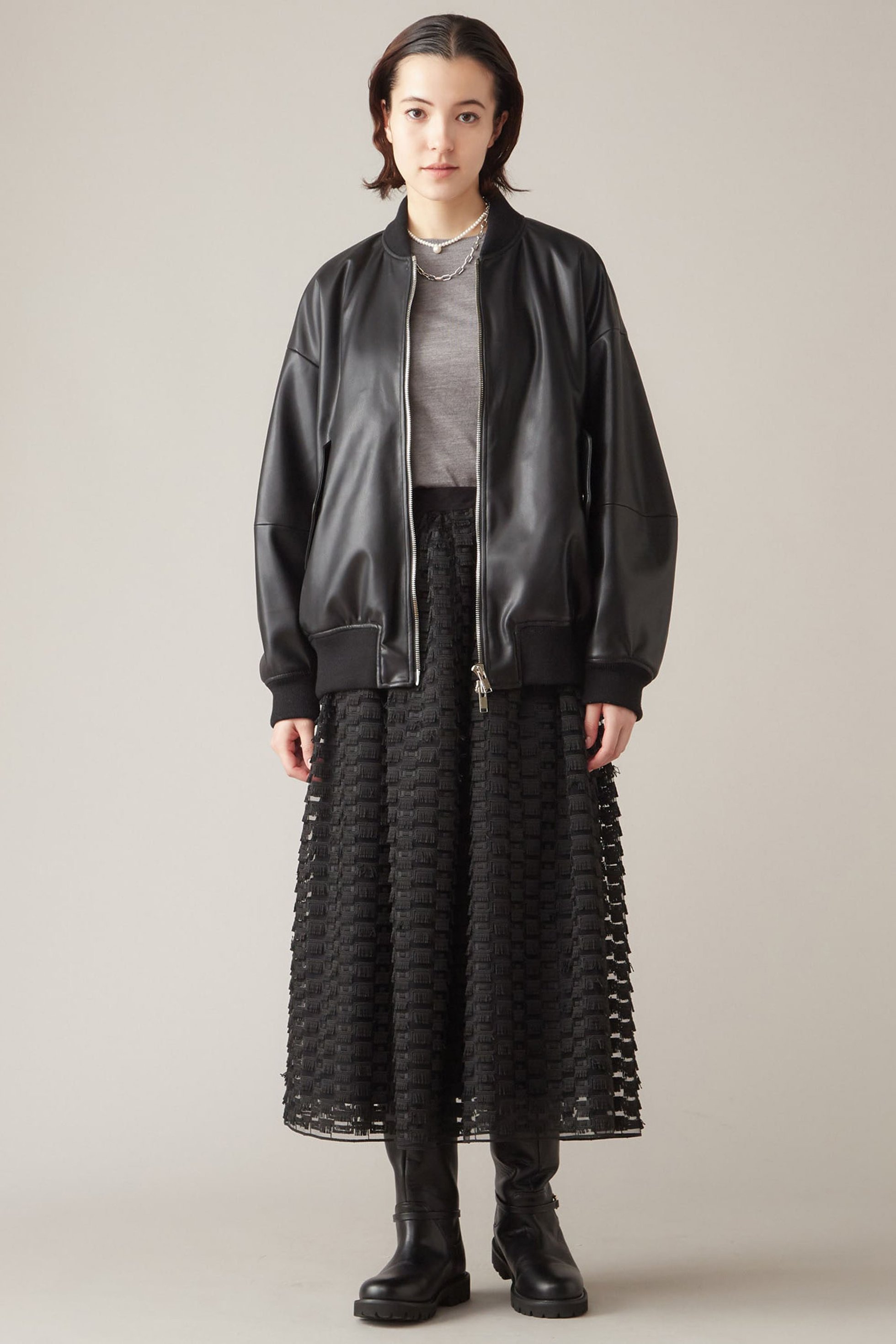 【マルティニーク/martinique】の【upper hights】THE U-2 BIG PU 人気、トレンドファッション・服の通販 founy(ファニー) 　ファッション　Fashion　レディースファッション　Fashion for Women　アウター　Coat / Outerwear Collection　レディースジャケット・軽アウター　Jackets　ブルゾンジャケット・スポーティアウター　Blouson Jackets　クール　Cool, Chic　シンプル　Simple, Minimal　ジャケット　Jacket, Outerwear　スタイリッシュ　Stylish, Fashionable　バランス　Balance, Style Balance　フェイクレザー　Faux Leather, PU Leather　ブルゾン　Blouson, Bomber Jacket　春　Spring　other-3|ID: prp329100004609104 ipo3291000000032962180
