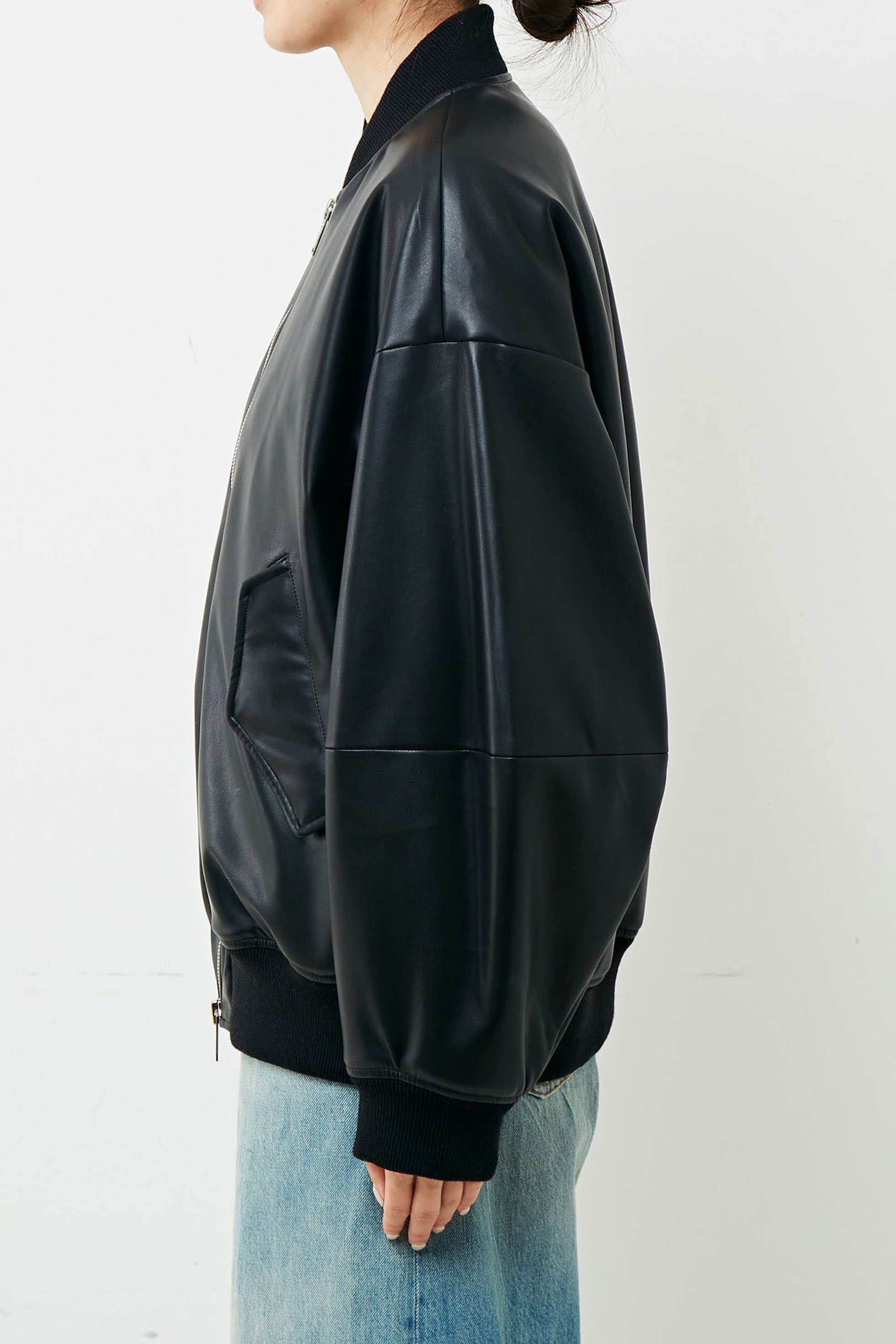 【マルティニーク/martinique】の【upper hights】THE U-2 BIG PU 人気、トレンドファッション・服の通販 founy(ファニー) 　ファッション　Fashion　レディースファッション　Fashion for Women　アウター　Coat / Outerwear Collection　レディースジャケット・軽アウター　Jackets　ブルゾンジャケット・スポーティアウター　Blouson Jackets　クール　Cool, Chic　シンプル　Simple, Minimal　ジャケット　Jacket, Outerwear　スタイリッシュ　Stylish, Fashionable　バランス　Balance, Style Balance　フェイクレザー　Faux Leather, PU Leather　ブルゾン　Blouson, Bomber Jacket　春　Spring　other-6|ID: prp329100004609104 ipo3291000000032962208