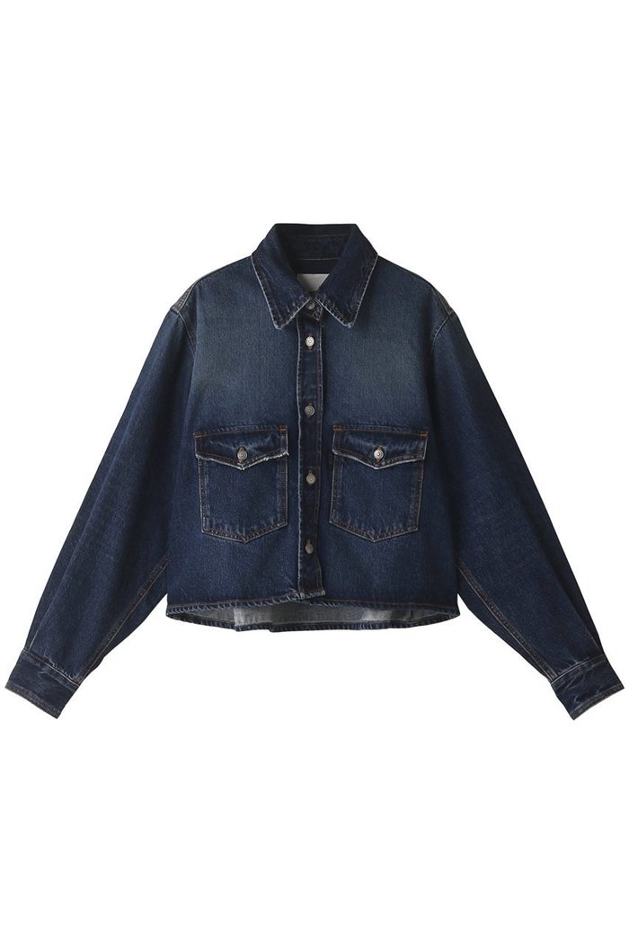 【マルティニーク/martinique】の【HAIKURE】 CHLOE DEEP BLUEジャケット インテリア・キッズ・メンズ・レディースファッション・服の通販 founy(ファニー) https://founy.com/ ファッション Fashion レディースファッション Fashion for Women アウター Coat / Outerwear Collection レディースジャケット・軽アウター Jackets イタリア Italy ショート Short, Short Length ジャケット Jacket, Outerwear デニム Denim, Jeans Material トレンド Trend, Trending Now ポケット Pocket, Pocket Detail |ID: prp329100004609105 ipo3291000000032962233