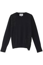 【ベイジ,/BEIGE,】のWILLOW(ウィロウ)/ラウンドネックニット ネイビー|ID: prp329100004609108 ipo3291000000032962316