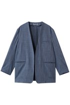 【マルティニーク/martinique】の【CURRENTAGE】ノーカラージャケット 人気、トレンドファッション・服の通販 founy(ファニー) ファッション Fashion レディースファッション Fashion for Women アウター Coat / Outerwear Collection レディースジャケット・軽アウター Jackets ノーカラージャケット / シンプル上品コーデ Collarless Jackets 2026年 2026 オケージョン Occasion Wear シンプル Simple, Minimal ジャケット Jacket, Outerwear エレガント 上品 Elegant 夏 Summer 春 Spring S/S・春夏 SS, Spring/Summer, Warm Season thumbnail ブルー|ID: prp329100004609110 ipo3291000000035999447