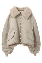 【マルティニーク/martinique】の【CURRENTAGE】コンビネーションボンバージャケット ベージュ|ID: prp329100004609116 ipo3291000000032962554