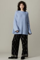 【マルティニーク/martinique】の【CURRENTAGE】Ridge knitting クルーネックニット ブルー|ID: prp329100004609118 ipo3291000000032962592