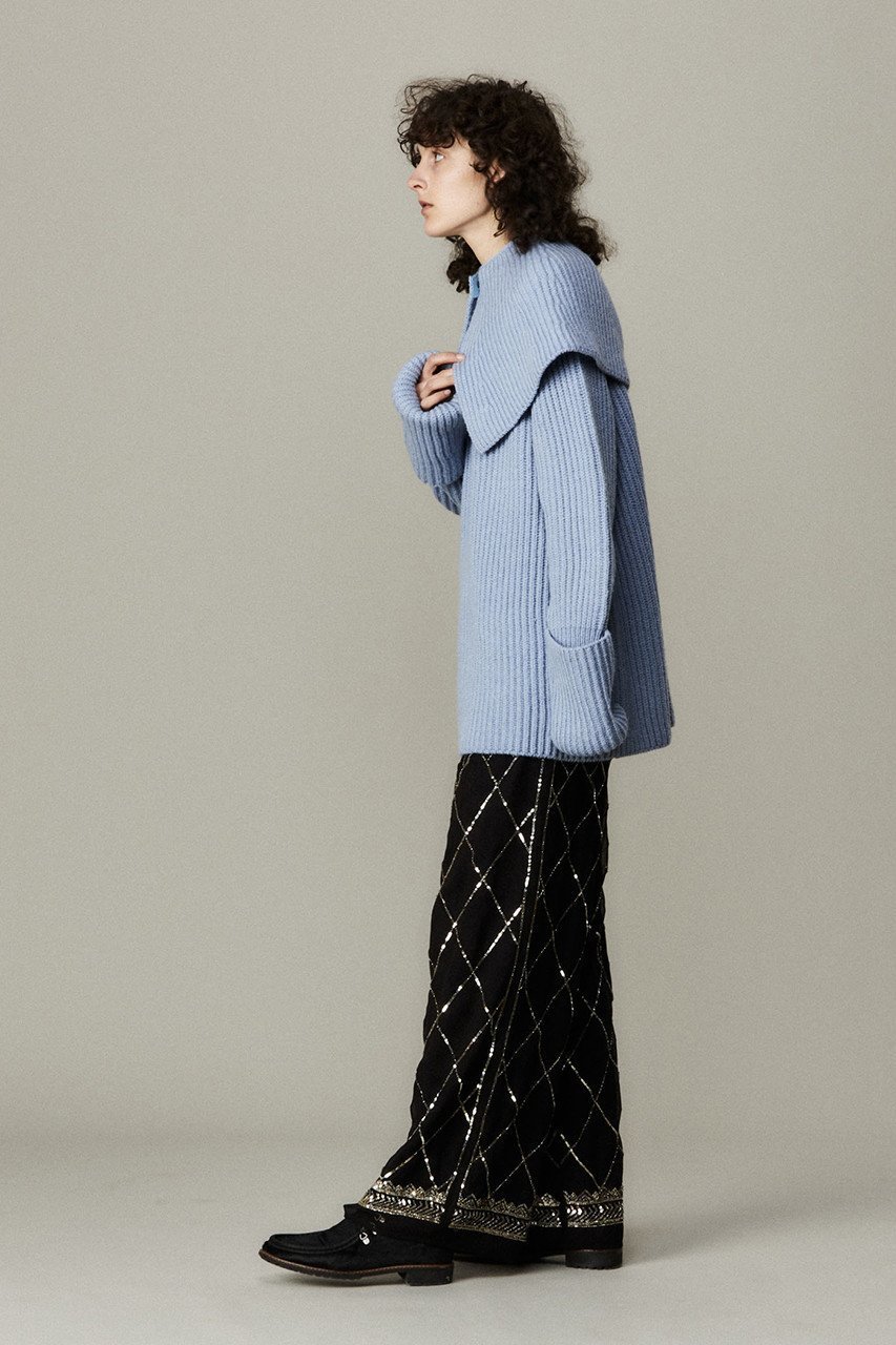 【マルティニーク/martinique】の【CURRENTAGE】Ridge knitting クルーネックニット 人気、トレンドファッション・服の通販 founy(ファニー) 　ファッション　Fashion　レディースファッション　Fashion for Women　トップス・カットソー　Cut & Sew Tops　ニット　Knit Tops & Sweaters　カジュアルプルオーバー・ニットトップス　Pullovers & Knit Tops / Casual Pullovers　おすすめ　Recommended / Our Picks　シルク　Silk, 100% Silk　畦　Ribbed Knit　other-4|ID: prp329100004609118 ipo3291000000032962601