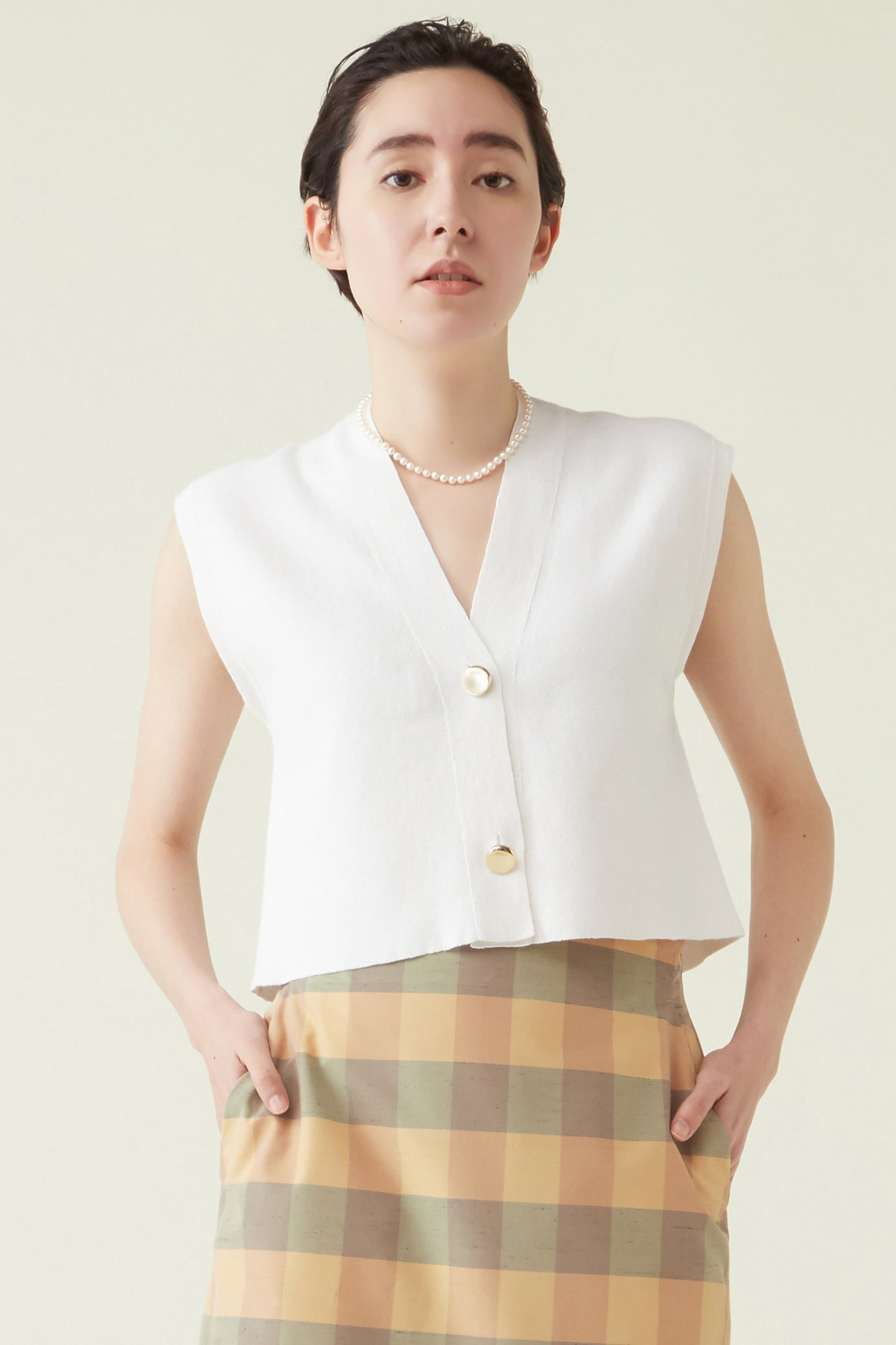 【マルティニーク/martinique】のリネンミラノリブジレ 人気、トレンドファッション・服の通販 founy(ファニー) 　ファッション　Fashion　レディースファッション　Fashion for Women　アウター　Coat / Outerwear Collection　レディースジャケット・軽アウター　Jackets　おすすめ　Recommended / Our Picks　ジャケット　Jacket, Outerwear　ベスト　Vest, Waistcoat　ミラノリブ　Milano Rib, Milano Stitch　リネン　Linen, Linen Fabric　 other-1|ID: prp329100004609122 ipo3291000000032962749