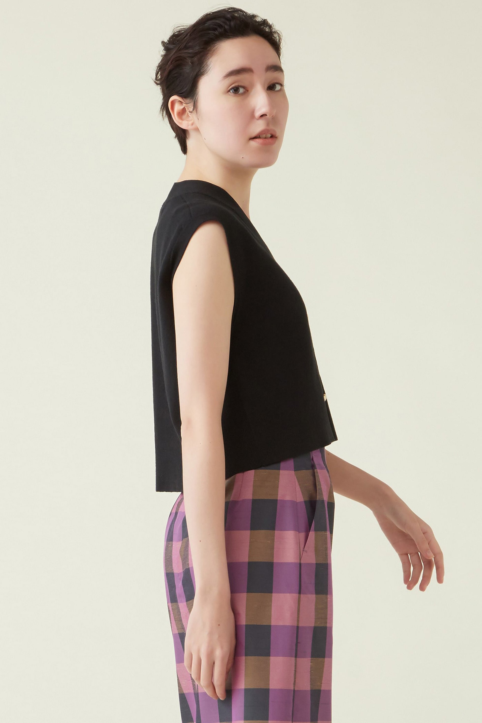 【マルティニーク/martinique】のリネンミラノリブジレ 人気、トレンドファッション・服の通販 founy(ファニー) 　ファッション　Fashion　レディースファッション　Fashion for Women　アウター　Coat / Outerwear Collection　レディースジャケット・軽アウター　Jackets　おすすめ　Recommended / Our Picks　ジャケット　Jacket, Outerwear　ベスト　Vest, Waistcoat　ミラノリブ　Milano Rib, Milano Stitch　リネン　Linen, Linen Fabric　other-2|ID: prp329100004609122 ipo3291000000032962777