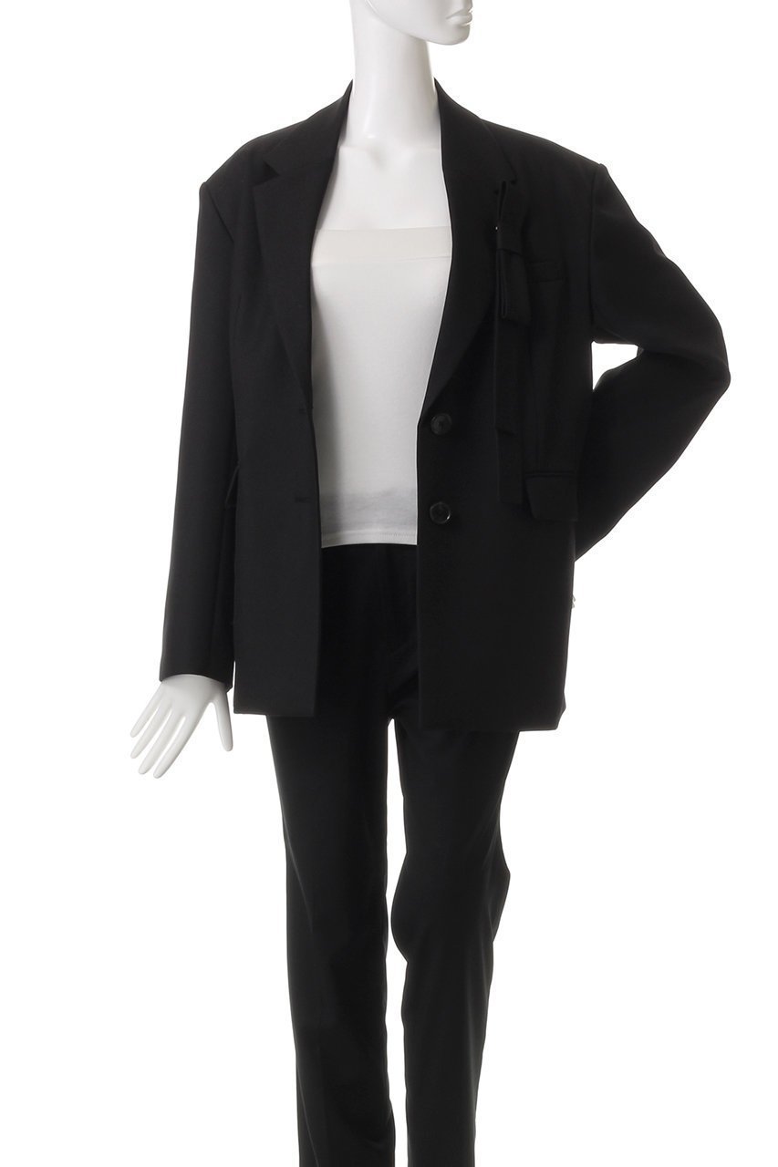 【ランバン オン ブルー/LANVIN en Bleu】のリボンブローチテーラードジャケット 人気、トレンドファッション・服の通販 founy(ファニー) 　ファッション　Fashion　レディースファッション　Fashion for Women　アウター　Coat / Outerwear Collection　レディースジャケット・軽アウター　Jackets　テーラードジャケット / 通勤・きれいめスタイル　Tailored Jackets & Blazers　おすすめ　Recommended / Our Picks　ジャケット　Jacket, Outerwear　セットアップ　Set-Up, Coordinated Outfit　ダブル　Double, Double-Breasted　フェミニン　Feminine, Girly　ブローチ　Brooch, Pin Brooch　リボン　Ribbon, Bow　other-7|ID: prp329100004609123 ipo3291000000034825867