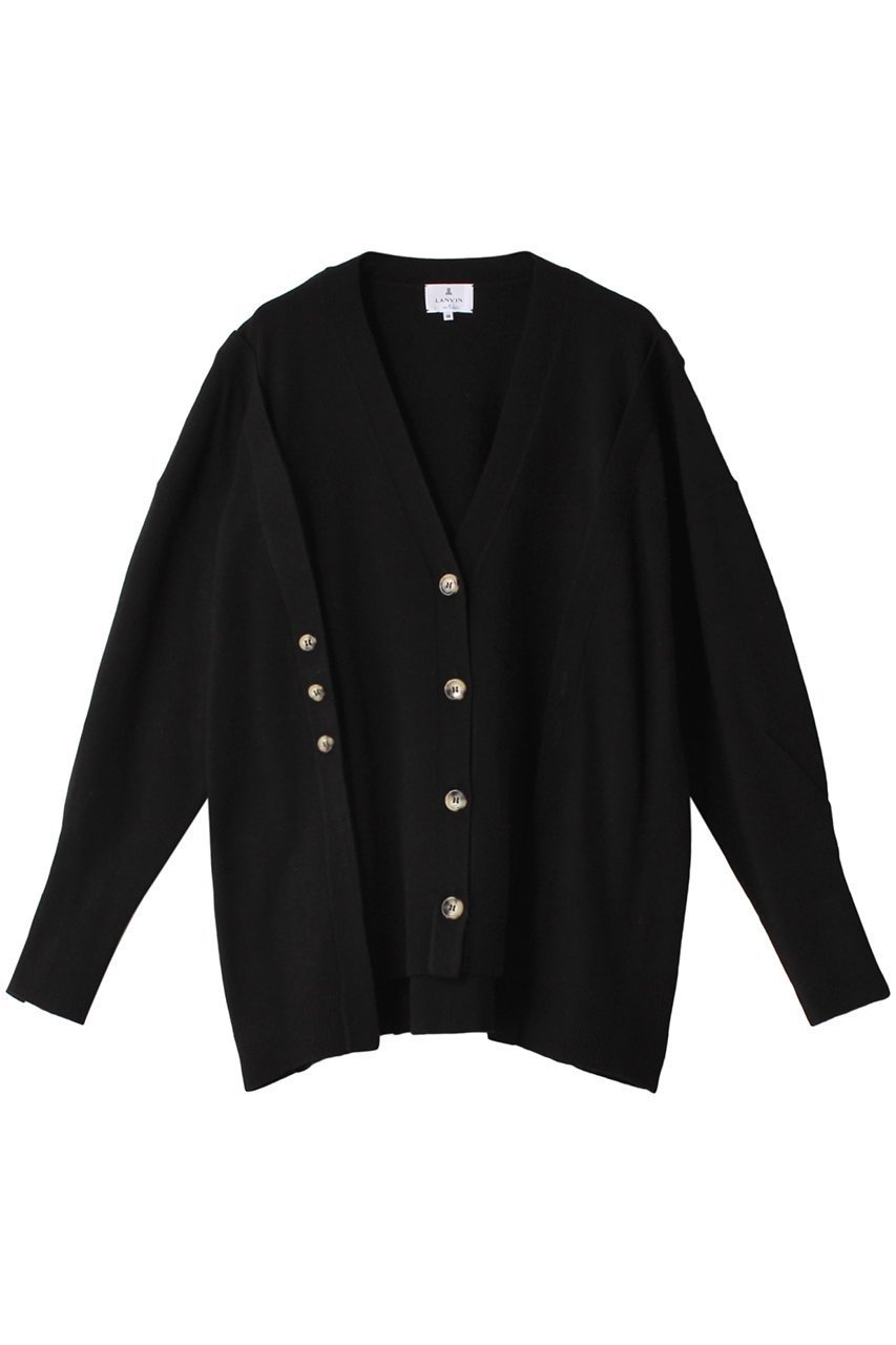 【ランバン オン ブルー/LANVIN en Bleu】のマルチウェイニットカーディガン インテリア・キッズ・メンズ・レディースファッション・服の通販 founy(ファニー) 　ファッション　Fashion　レディースファッション　Fashion for Women　トップス・カットソー　Cut & Sew Tops　ニット　Knit Tops & Sweaters　カーディガン・羽織り　Layered Style Cardigans　カーディガン　Cardigan, Knitwear　A/W・秋冬　Autumn/Winter　ブラック|ID: prp329100004609128 ipo3291000000032962904