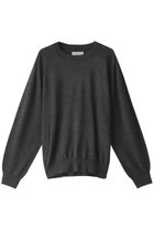 【ミディウミソリッド/MIDIUMISOLID / MEN】の【MEN】クルーネックワイドプルオーバー 人気、トレンドファッション・服の通販 founy(ファニー) ファッション Fashion メンズファッション Fashion for Men トップス・カットソー Cut & Sew Tops ニット・セーター / 定番トップス Knit Tops & Sweaters バランス Balance, Style Balance ファブリック Fabric, Textile ボトム Bottoms, Lower Wear ワイド Wide, Wide Fit thumbnail グレー|ID: prp329100004609131 ipo3291000000032963034