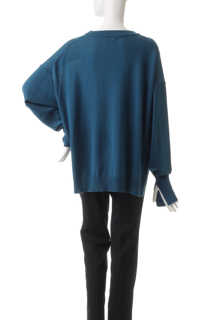 【ミディウミソリッド/MIDIUMISOLID】のslit slv basic PO プルオーバー 人気、トレンドファッション・服の通販 founy(ファニー) 　ファッション　Fashion　レディースファッション　Fashion for Women　トップス・カットソー　Cut & Sew Tops　ニット　Knit Tops & Sweaters　カジュアルプルオーバー・ニットトップス　Pullovers & Knit Tops / Casual Pullovers　シアー　Sheer, See-Through　スリット　Slit, Slit Detail　ベーシック　Basic, Essential　other-4|ID: prp329100004609132 ipo3291000000032963065