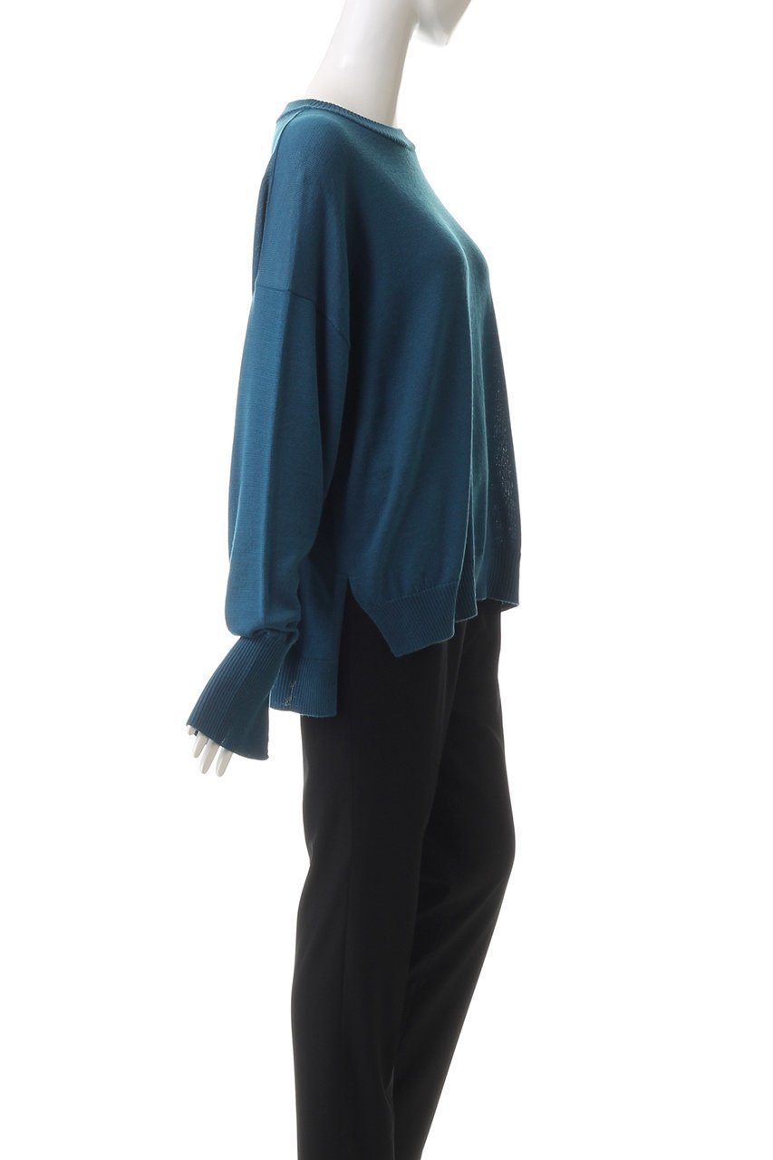 【ミディウミソリッド/MIDIUMISOLID】のslit slv basic PO プルオーバー 人気、トレンドファッション・服の通販 founy(ファニー) 　ファッション　Fashion　レディースファッション　Fashion for Women　トップス・カットソー　Cut & Sew Tops　ニット　Knit Tops & Sweaters　カジュアルプルオーバー・ニットトップス　Pullovers & Knit Tops / Casual Pullovers　シアー　Sheer, See-Through　スリット　Slit, Slit Detail　ベーシック　Basic, Essential　other-3|ID: prp329100004609132 ipo3291000000034970249