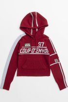 【メゾンスペシャル/MAISON SPECIAL】のKick Off Hoodie Knit Tops/キックオフフーディーニットトップ BRD(ボルドー)|ID: prp329100004609135 ipo3291000000035067045