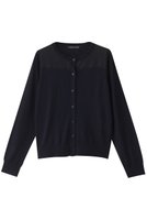 【ミズイロ インド/mizuiro ind】のsheer york C/D カーディガン 人気、トレンドファッション・服の通販 founy(ファニー) ファッション Fashion レディースファッション Fashion for Women トップス・カットソー Cut & Sew Tops ニット Knit Tops & Sweaters カーディガン・羽織り Layered Style Cardigans おすすめ Recommended / Our Picks カーディガン Cardigan, Knitwear コンパクト Compact, Small Size シアー Sheer, See-Through シンプル Simple, Minimal ヨーク Yoke, Yoke Design 再入荷 Restock / Back in Stock |ID:prp329100004609136