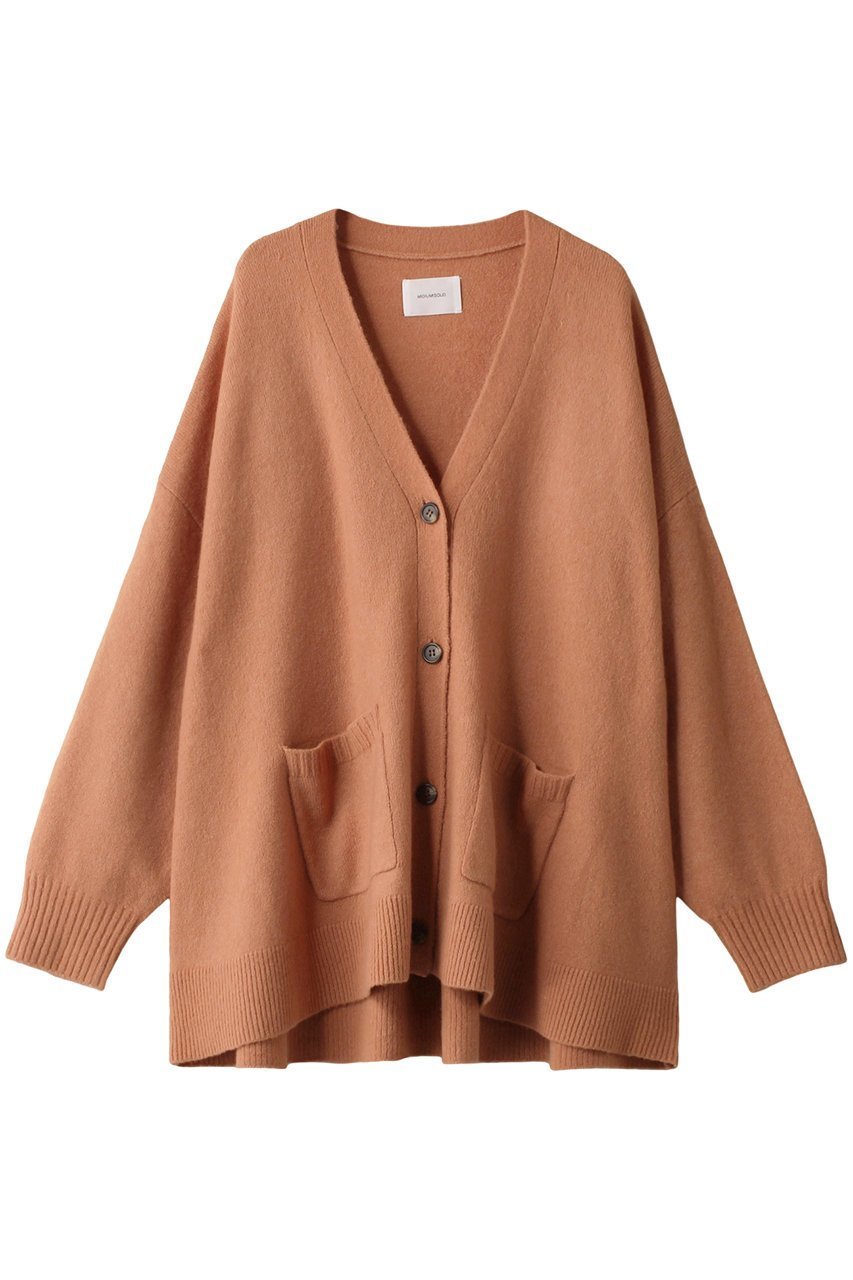 【ミディウミソリッド/MIDIUMISOLID】のrelax over size C/D カーディガン インテリア・キッズ・メンズ・レディースファッション・服の通販 founy(ファニー) 　ファッション　Fashion　レディースファッション　Fashion for Women　トップス・カットソー　Cut & Sew Tops　ニット　Knit Tops & Sweaters　カーディガン・羽織り　Layered Style Cardigans　おすすめ　Recommended / Our Picks　カーディガン　Cardigan, Knitwear　モダン　Modern, Contemporary　リラックス　Relax, Relaxed Fit　orange|ID: prp329100004609138 ipo3291000000032963662