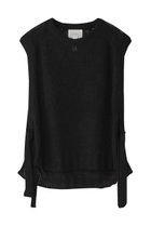 【ミディウミソリッド/MIDIUMISOLID】のmohair side ribbon vest.R ベスト black|ID: prp329100004609141 ipo3291000000032964297