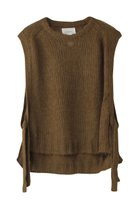【ミディウミソリッド/MIDIUMISOLID】のmohair side ribbon vest.R ベスト 人気、トレンドファッション・服の通販 founy(ファニー) ファッション Fashion レディースファッション Fashion for Women トップス・カットソー Cut & Sew Tops ニット Knit Tops & Sweaters ベスト&ジレ / 重ね着スタイル Vests & Gilets カジュアルプルオーバー・ニットトップス Pullovers & Knit Tops / Casual Pullovers おすすめ Recommended / Our Picks インナー Innerwear シアー Sheer, See-Through ベスト Vest, Waistcoat リボン Ribbon, Bow A/W・秋冬 Autumn/Winter thumbnail khaki|ID: prp329100004609141 ipo3291000000034970232