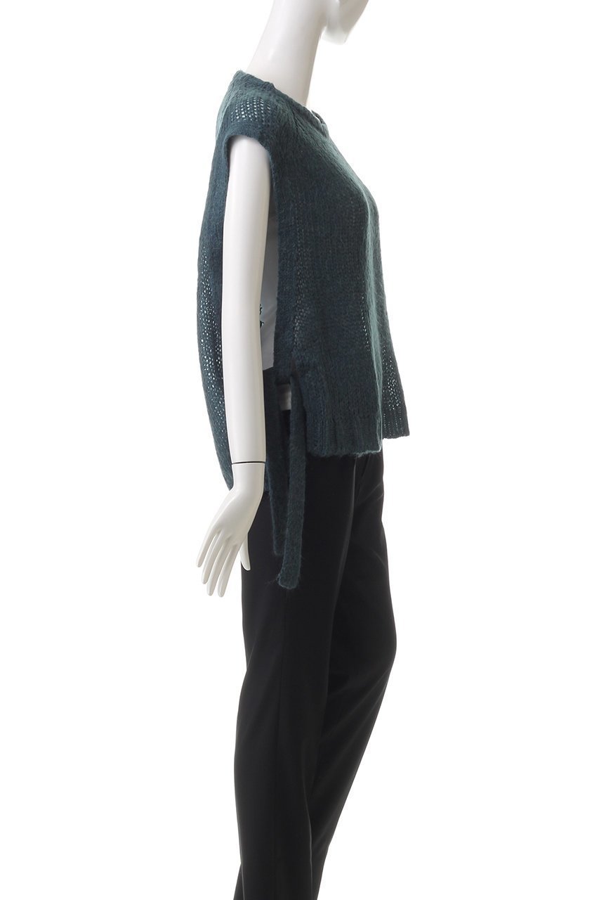 【ミディウミソリッド/MIDIUMISOLID】のmohair side ribbon vest.R ベスト 人気、トレンドファッション・服の通販 founy(ファニー) 　ファッション　Fashion　レディースファッション　Fashion for Women　トップス・カットソー　Cut & Sew Tops　ニット　Knit Tops & Sweaters　ベスト&ジレ / 重ね着スタイル　Vests & Gilets　カジュアルプルオーバー・ニットトップス　Pullovers & Knit Tops / Casual Pullovers　おすすめ　Recommended / Our Picks　インナー　Innerwear　シアー　Sheer, See-Through　ベスト　Vest, Waistcoat　リボン　Ribbon, Bow　A/W・秋冬　Autumn/Winter　other-3|ID: prp329100004609141 ipo3291000000034970236