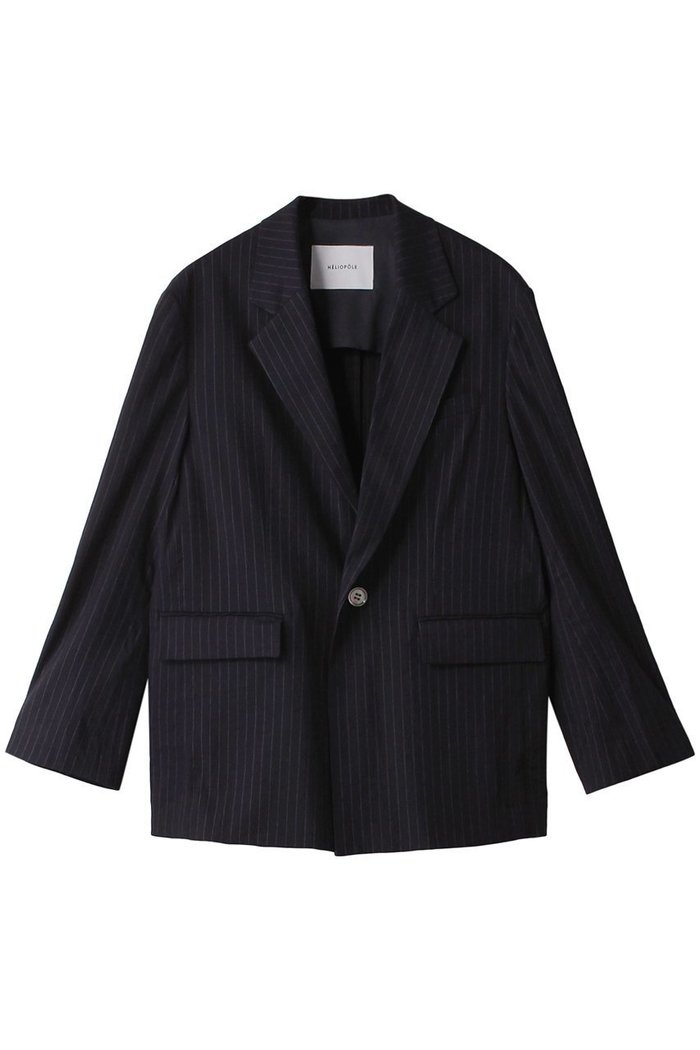 【エリオポール/heliopole】のthe Ellison ジャケット(bio linen st) インテリア・キッズ・メンズ・レディースファッション・服の通販 founy(ファニー) https://founy.com/ ファッション Fashion レディースファッション Fashion for Women アウター Coat / Outerwear Collection レディースジャケット・軽アウター Jackets おすすめ Recommended / Our Picks ショート Short, Short Length シンプル Simple, Minimal ジャケット Jacket, Outerwear ストライプ Stripe, Striped Pattern セットアップ Set-Up, Coordinated Outfit リネン Linen, Linen Fabric |ID: prp329100004609144 ipo3291000000032964444