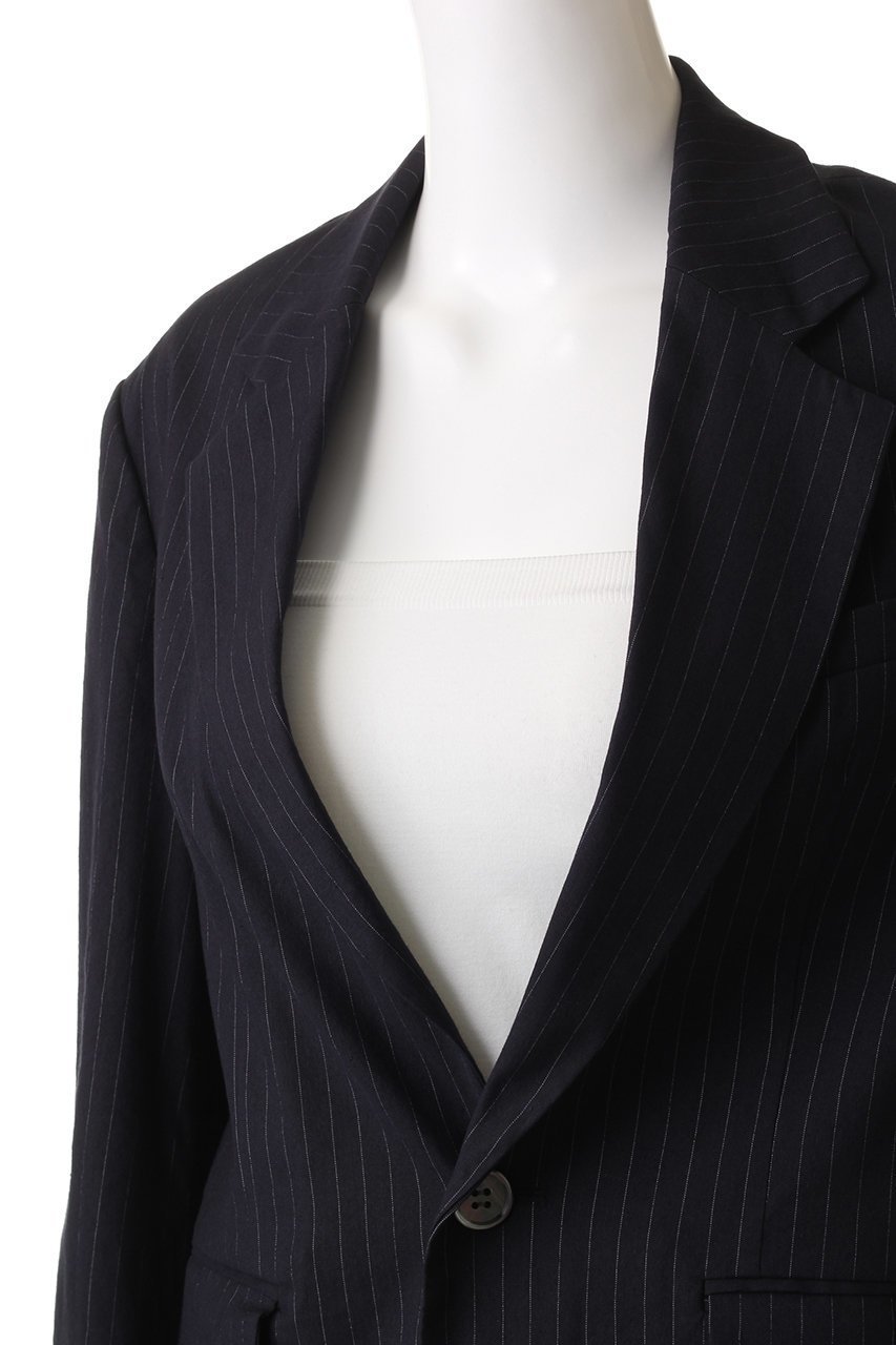 【エリオポール/heliopole】のthe Ellison ジャケット(bio linen st) 人気、トレンドファッション・服の通販 founy(ファニー) 　ファッション　Fashion　レディースファッション　Fashion for Women　アウター　Coat / Outerwear Collection　レディースジャケット・軽アウター　Jackets　おすすめ　Recommended / Our Picks　ショート　Short, Short Length　シンプル　Simple, Minimal　ジャケット　Jacket, Outerwear　ストライプ　Stripe, Striped Pattern　セットアップ　Set-Up, Coordinated Outfit　リネン　Linen, Linen Fabric　other-5|ID: prp329100004609144 ipo3291000000032964461