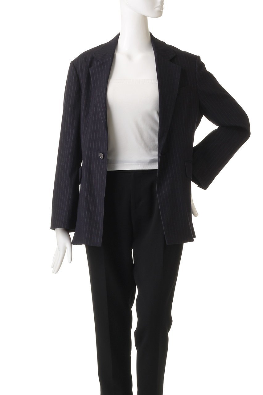 【エリオポール/heliopole】のthe Ellison ジャケット(bio linen st) 人気、トレンドファッション・服の通販 founy(ファニー) 　ファッション　Fashion　レディースファッション　Fashion for Women　アウター　Coat / Outerwear Collection　レディースジャケット・軽アウター　Jackets　おすすめ　Recommended / Our Picks　ショート　Short, Short Length　シンプル　Simple, Minimal　ジャケット　Jacket, Outerwear　ストライプ　Stripe, Striped Pattern　セットアップ　Set-Up, Coordinated Outfit　リネン　Linen, Linen Fabric　other-7|ID: prp329100004609144 ipo3291000000032964465