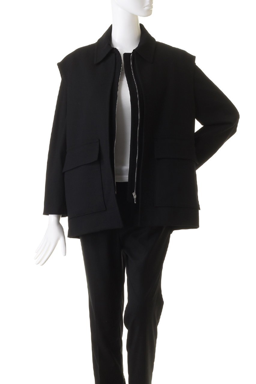 【エリオポール/heliopole】のレイヤージャケット 人気、トレンドファッション・服の通販 founy(ファニー) 　ファッション　Fashion　レディースファッション　Fashion for Women　アウター　Coat / Outerwear Collection　レディースジャケット・軽アウター　Jackets　おすすめ　Recommended / Our Picks　ジャケット　Jacket, Outerwear　セットアップ　Set-Up, Coordinated Outfit　ダブル　Double, Double-Breasted　ベスト　Vest, Waistcoat　other-8|ID: prp329100004609145 ipo3291000000035923500