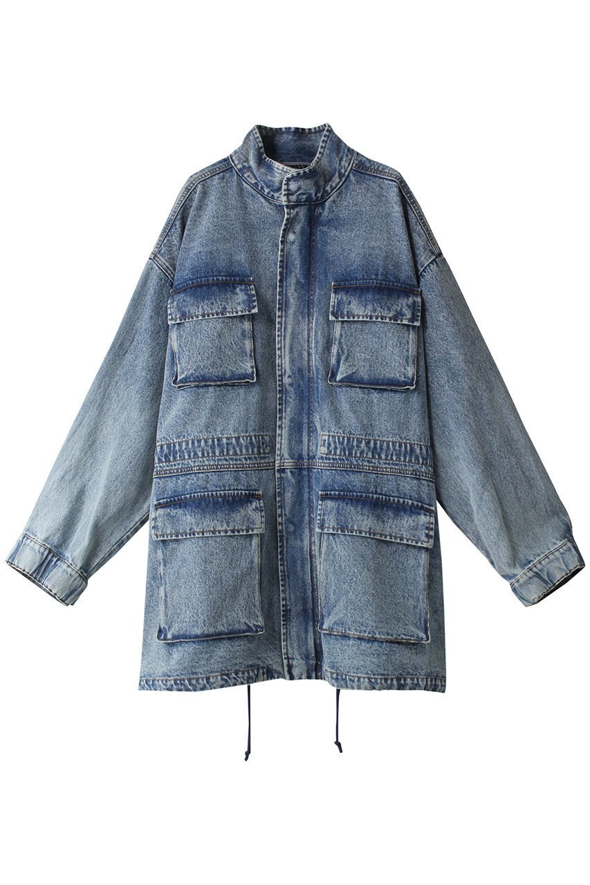 【メゾンスペシャル/MAISON SPECIAL】のオーバーデニムブルゾン インテリア・キッズ・メンズ・レディースファッション・服の通販 founy(ファニー) 　ファッション　Fashion　レディースファッション　Fashion for Women　アウター　Coat / Outerwear Collection　レディースジャケット・軽アウター　Jackets　ブルゾンジャケット・スポーティアウター　Blouson Jackets　インナー　Innerwear　ウォッシュ　Washed Finish　ジャケット　Jacket, Outerwear　スリム　Slim, Slim Fit　バランス　Balance, Style Balance　フレア　Flare, Flared　ブルゾン　Blouson, Bomber Jacket　ポケット　Pocket, Pocket Detail　ミドル　Middle Length, Mid Height　ミリタリー　Military, Army Style　ロング　Long, Long-Length　ワイド　Wide, Wide Fit　BLU(ブルー)|ID: prp329100004609146 ipo3291000000032964681