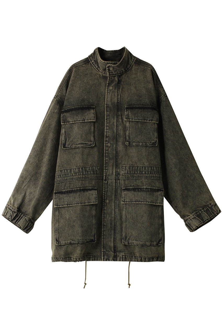【メゾンスペシャル/MAISON SPECIAL】のオーバーデニムブルゾン インテリア・キッズ・メンズ・レディースファッション・服の通販 founy(ファニー) 　ファッション　Fashion　レディースファッション　Fashion for Women　アウター　Coat / Outerwear Collection　レディースジャケット・軽アウター　Jackets　ブルゾンジャケット・スポーティアウター　Blouson Jackets　インナー　Innerwear　ウォッシュ　Washed Finish　ジャケット　Jacket, Outerwear　スリム　Slim, Slim Fit　バランス　Balance, Style Balance　フレア　Flare, Flared　ブルゾン　Blouson, Bomber Jacket　ポケット　Pocket, Pocket Detail　ミドル　Middle Length, Mid Height　ミリタリー　Military, Army Style　ロング　Long, Long-Length　ワイド　Wide, Wide Fit　KHK(カーキ)|ID: prp329100004609146 ipo3291000000035065773