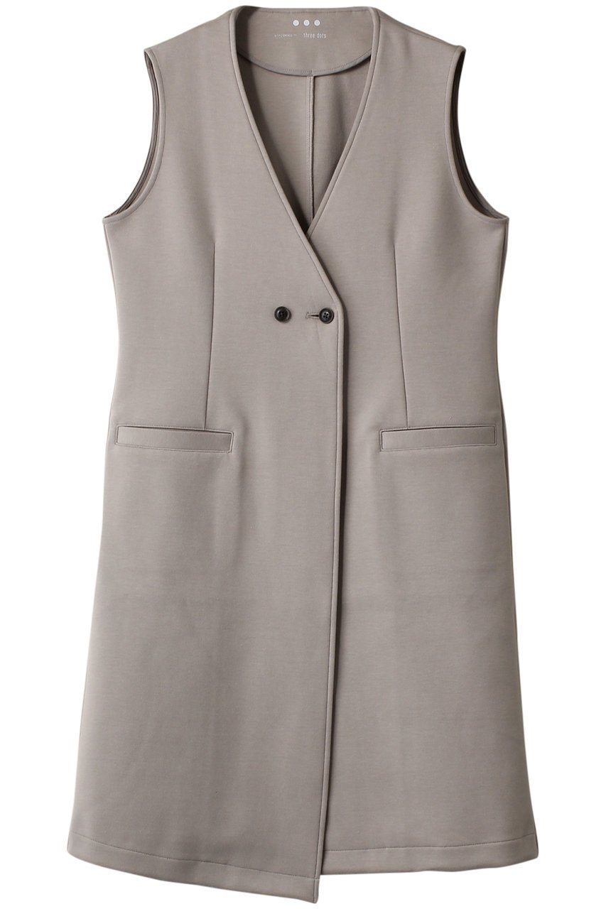 【スリー ドッツ/three dots】のハイゲージカーボード ジレ 人気、トレンドファッション・服の通販 founy(ファニー) 　ファッション　Fashion　レディースファッション　Fashion for Women　アウター　Coat / Outerwear Collection　レディースジャケット・軽アウター　Jackets　シェイプ　Shape, Slim Fit　シンプル　Simple, Minimal　ジャケット　Jacket, Outerwear　ベスト　Vest, Waistcoat　エレガント 上品　Elegant　秋　Autumn　 other-1|ID: prp329100004609147 ipo3291000000035065783