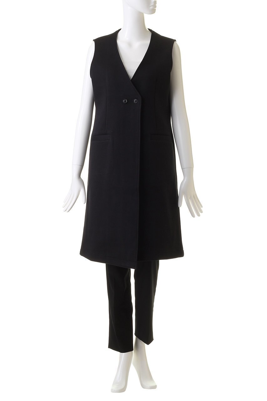 【スリー ドッツ/three dots】のハイゲージカーボード ジレ 人気、トレンドファッション・服の通販 founy(ファニー) 　ファッション　Fashion　レディースファッション　Fashion for Women　アウター　Coat / Outerwear Collection　レディースジャケット・軽アウター　Jackets　シェイプ　Shape, Slim Fit　シンプル　Simple, Minimal　ジャケット　Jacket, Outerwear　ベスト　Vest, Waistcoat　エレガント 上品　Elegant　秋　Autumn　other-2|ID: prp329100004609147 ipo3291000000035923503