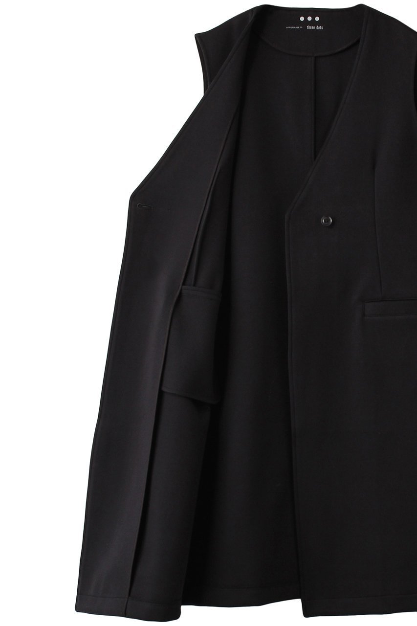【スリー ドッツ/three dots】のハイゲージカーボード ジレ 人気、トレンドファッション・服の通販 founy(ファニー) 　ファッション　Fashion　レディースファッション　Fashion for Women　アウター　Coat / Outerwear Collection　レディースジャケット・軽アウター　Jackets　シェイプ　Shape, Slim Fit　シンプル　Simple, Minimal　ジャケット　Jacket, Outerwear　ベスト　Vest, Waistcoat　エレガント 上品　Elegant　秋　Autumn　other-6|ID: prp329100004609147 ipo3291000000035923507