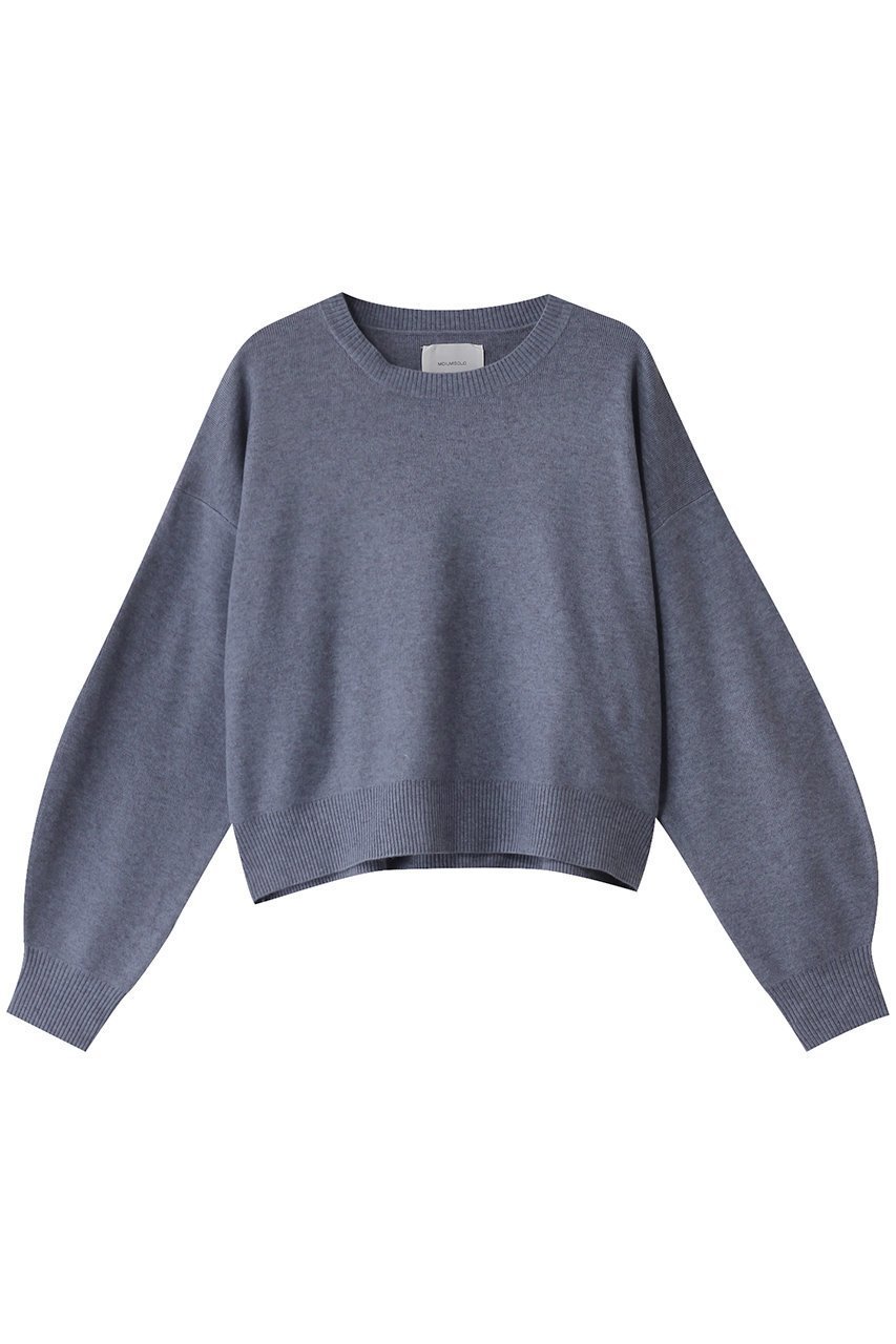 【ミディウミソリッド/MIDIUMISOLID】のcurve slv PO.R プルオーバー(RELAX) インテリア・キッズ・メンズ・レディースファッション・服の通販 founy(ファニー) 　ファッション　Fashion　レディースファッション　Fashion for Women　トップス・カットソー　Cut & Sew Tops　ニット　Knit Tops & Sweaters　カジュアルプルオーバー・ニットトップス　Pullovers & Knit Tops / Casual Pullovers　シンプル　Simple, Minimal　バランス　Balance, Style Balance　l.blue|ID: prp329100004609149 ipo3291000000032965373