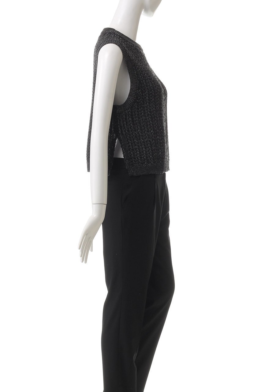 【ミズイロ インド/mizuiro ind】のmetallic yarn cable vest ベスト 人気、トレンドファッション・服の通販 founy(ファニー) 　ファッション　Fashion　レディースファッション　Fashion for Women　トップス・カットソー　Cut & Sew Tops　ニット　Knit Tops & Sweaters　ベスト&ジレ / 重ね着スタイル　Vests & Gilets　カジュアルプルオーバー・ニットトップス　Pullovers & Knit Tops / Casual Pullovers　インナー　Innerwear　ジャケット　Jacket, Outerwear　スタイリッシュ　Stylish, Fashionable　スリット　Slit, Slit Detail　ベスト　Vest, Waistcoat　ベーシック　Basic, Essential　メタリック　Metallic, Shiny Finish　A/W・秋冬　Autumn/Winter　other-3|ID: prp329100004609153 ipo3291000000032965476