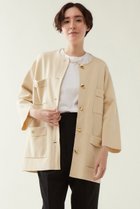 【マルティニーク/martinique】の【Traditional WeatherWear】RIB NO COLLAR MILITARY JK ベージュ|ID: prp329100004609157 ipo3291000000032965529
